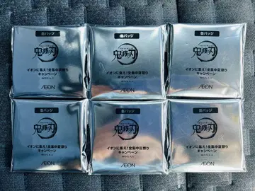 이온 귀멸의 칼날 캔뱃지 6개 세트