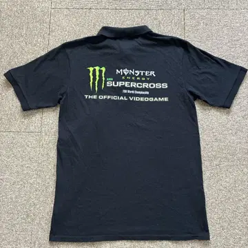Monster Energy AMA Supercross 피케 셔츠 블랙