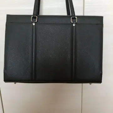 취업 백 블랙 합성 피혁 비즈니스 토트백