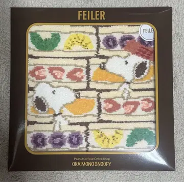 오카이모노 SNOOPY (한정판) FEILER 타월 손수건 후르츠 샌드