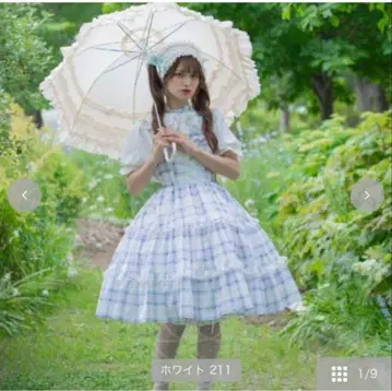 프릴 레이스 티어드 잔스카 마사키 아리스 시마무라 콜라보 완판템