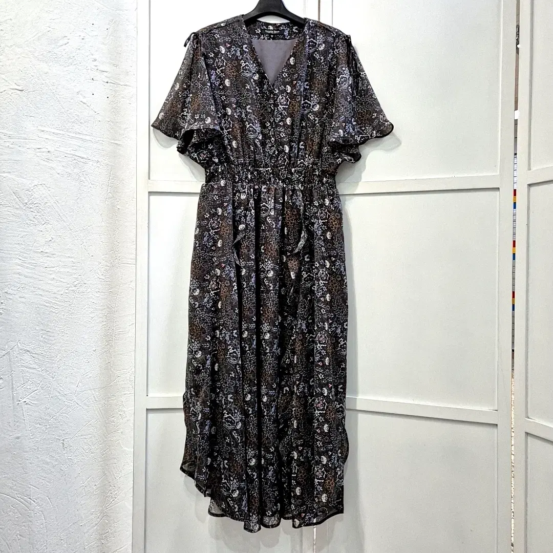 ワンピース HUECLOSET Shirring banding short sleeve mini one piece SLY | OPEN SHOULDER CUT ショートワンピース (ワンピース(ミニ