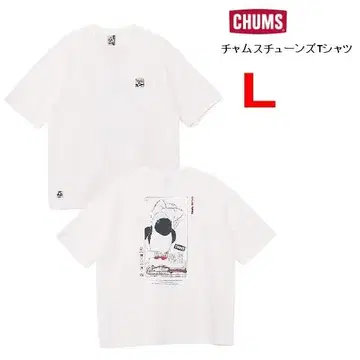 참스 튠즈 티셔츠 화이트 L CH01-2784 남성용
