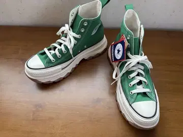 CONVERSE ALL STAR 통굽 그린 스니커즈 27cm