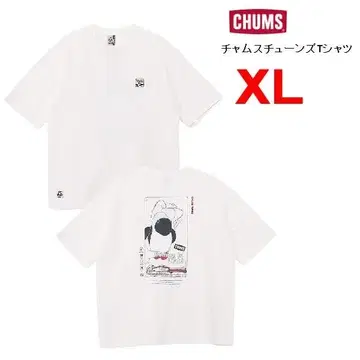 참스 튠즈 티셔츠 화이트 XL CH01-2784 남성용