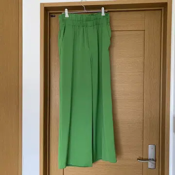 그린 와이드 팬츠 허리밴딩 ROPE