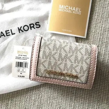 새상품 마이클코어스 MICHEAL KORS 3단 폴더형 지갑 핑크
