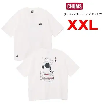 참스 튠즈 티셔츠 화이트 2XL CH01-2784 남성용