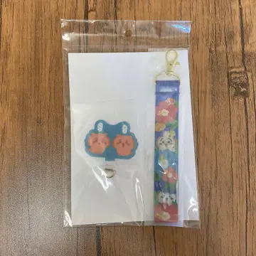 치이카와 시사 기념품 가게 핸드 스트랩이 달린 폰 탭 하이비스커스