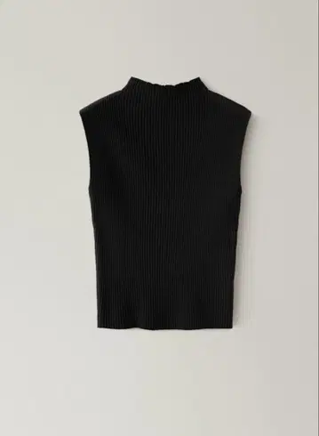 OHOTO 리브드 하이넥 니트