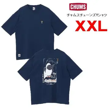 참스 튠즈 티셔츠 네이비 2XL CH01-2784 남성용