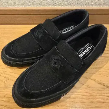 컨버스 CS LOAFER SK 슬립온 캔버스 블랙 24.5cm