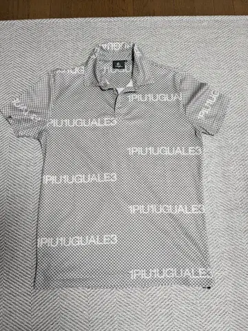 1PIU1UGUALE3 골프용 피케 셔츠 그레이