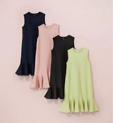 FOXEY 폭시 Freesia 니트 원피스 38 핑크 42127