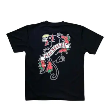 mobstyles 모브 스타일 팬서 드라이 티셔츠 블랙 M 속건성 소재