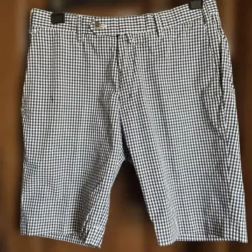 UNITED ARROWS 체크 무늬 숏 팬츠 S 사이즈