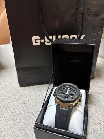 G-SHOCK 디지털 손목시계 블랙/골드 5444/5524* JA