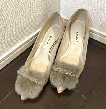 DIANA 다이애나 퍼 펌프스 22cm