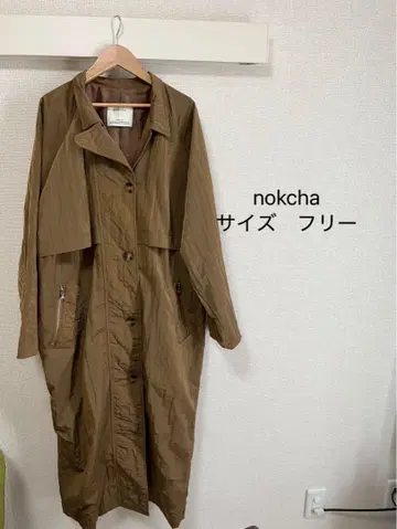nokcha 브라운 롱 코트 프리 사이즈