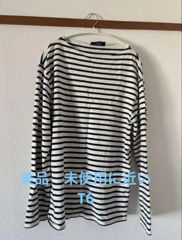 새상품급 세인트 제임스 긴팔 NEIGE/MARINE 아이보리/마린 T6