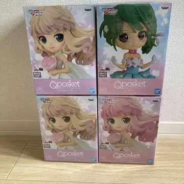 Qposket 마크로스 피규어 세트 시간의 미궁 란카리 셰릴
