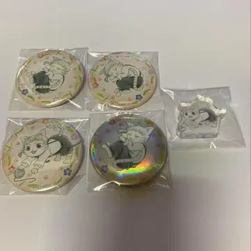 나카지마 아츠시 문호 스트레이독스 오미쿠지 상자 캔뱃지 홀로그램 블록