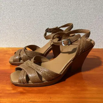 클락스 샌들 브라운 UK5 24cm