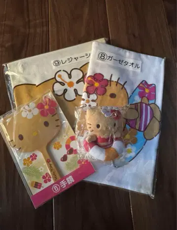 일광화상 키티 레저 시트 거즈 타월 봉제 인형 포함