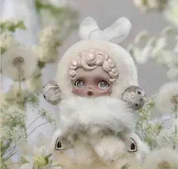 POP MART SKULLPANDA Mist 봉제 인형 마스코트 정품