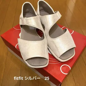 핏핏 푹신푹신 커버 샌들 fitfit 실버 25