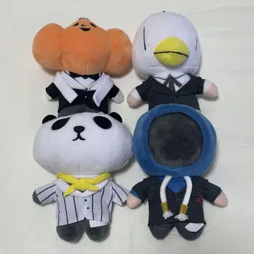 나폴리의 남자들 봉제 인형 키링 4개 세트