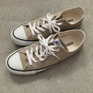 CONVERSE 베이지 로우 컷 스니커즈 25cm
