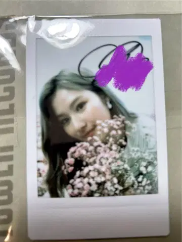#TWICE4 타워 레코드 친필 사인 폴라로이드 사나