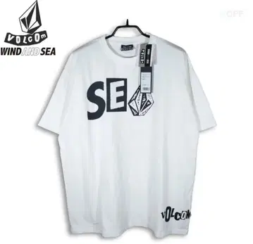 윈드앤씨 VOLCOM S/S Tee SEA STONE 화이트 L
