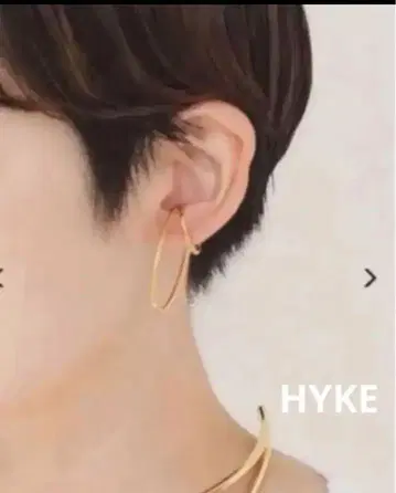 HYKE 하이크 ELLIPSE HOOP 이어 커프 미사용 새상품 택 포함