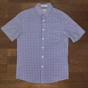 L.L.Bean 00s 반팔 셔츠 시어서커 체크 y2k 아카이브