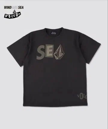 윈드앤씨 VOLCOM S/S Tee SEA STONE 블랙 L
