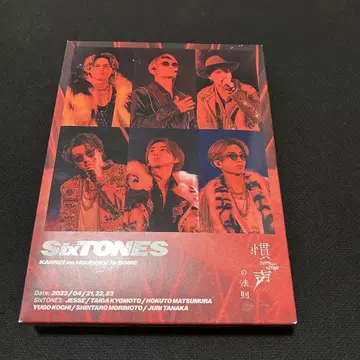SixTONES 관성 법칙 초회판 블루레이
