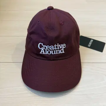around 코튼 로고 캡
