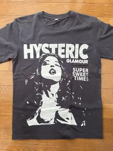 HYSTERIC GLAMOUR 그래픽 티셔츠 블랙