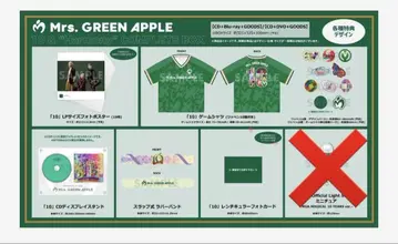 Mrs. GREEN APPLE 10 컴플리트 박스 굿즈 덤
