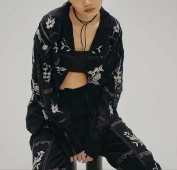 todayful Embroidery Patchwork Shirts 셔츠