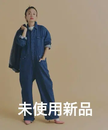 coen MIYAKO TAKAYAMA 데님 오버롤 M 사이즈 네이비