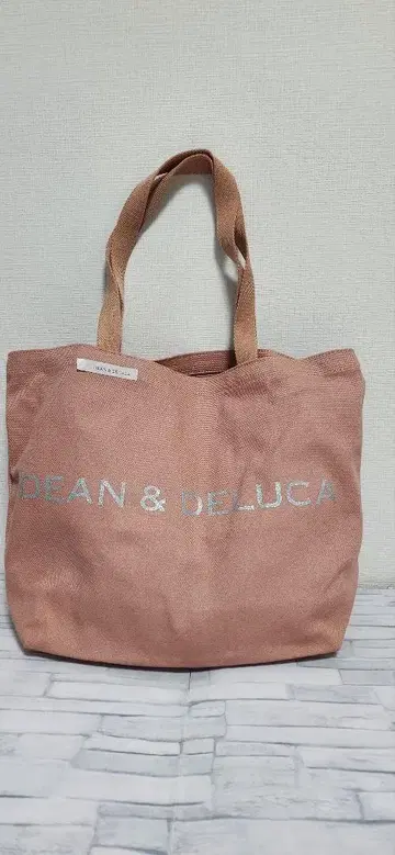 DEAN & DELUCA 캔버스 에코백 핑크