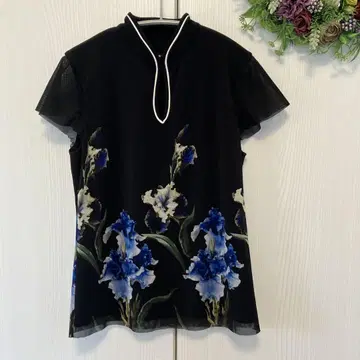 IRIS PRINT NETTING 블라우스 (38)