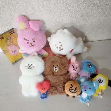 BTS 봉제 인형 아크릴 키링 마스코트 파우치 묶음 판매