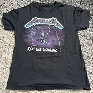METALLICA Ride The Lightning 티셔츠 L 사이즈
