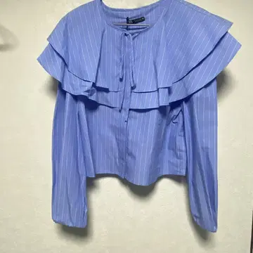 자라 프릴 셔츠