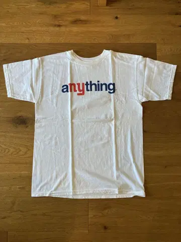 anything 화이트 티셔츠 M