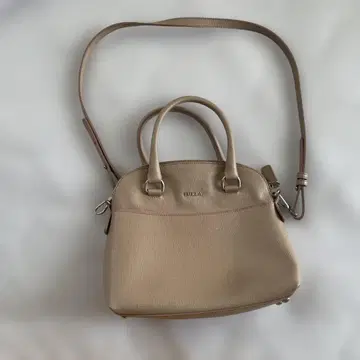 베이지 숄더백 합성 피혁 훌라 FURLA